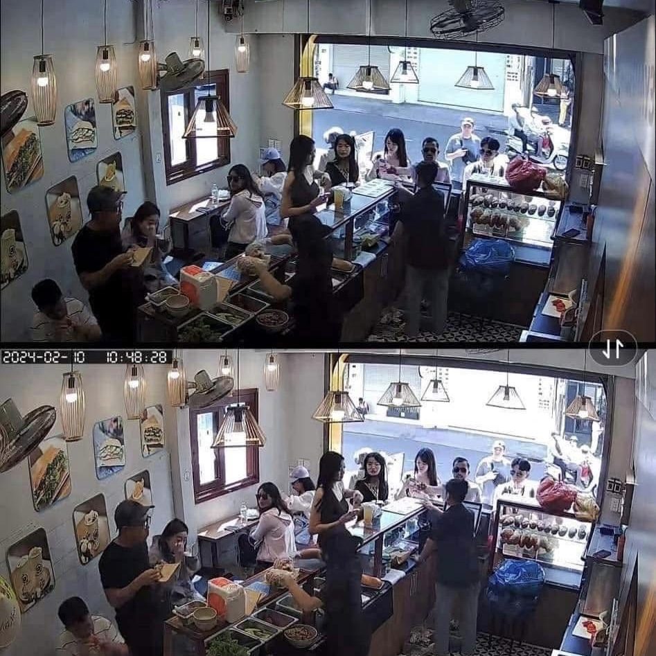 Khách quốc tế xếp hàng tại Bánh Mì Xanh - bằng chứng độ phổ biến với thực khách nước ngoài